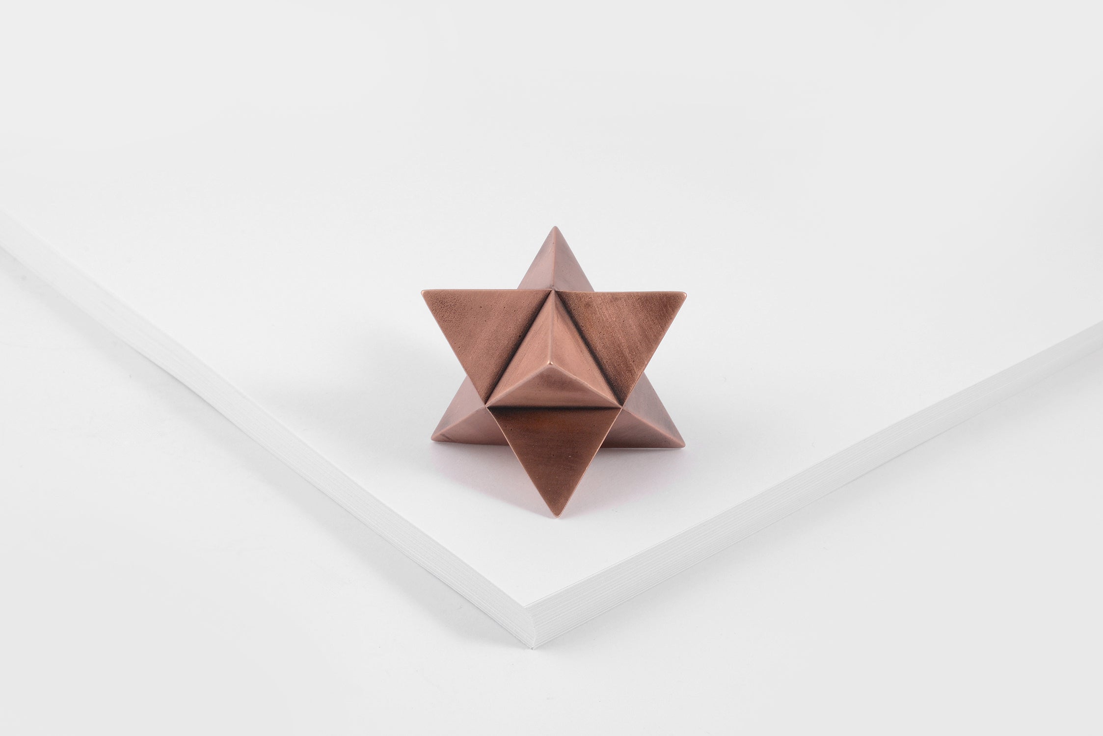 MERKABA paperweight aged copper finish – VAUproducts